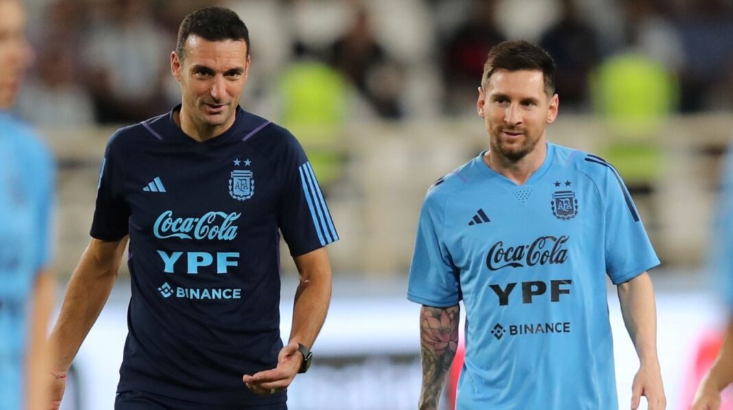 lionel-scaloni-hablo-sobre-el-futuro-de-messi-en-la-seleccion-argentina:-“sera-duro-no-verlo”