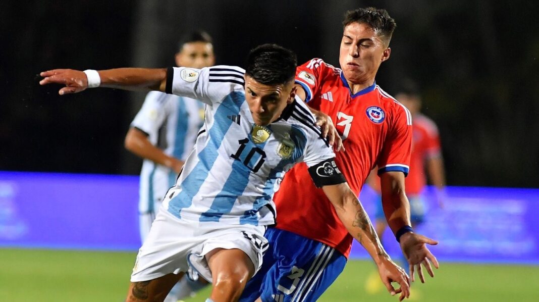 la-seleccion-argentina-sub-23-busca-pasar-a-la-fase-final-del-preolimpico:-empata-0-0-con-chile