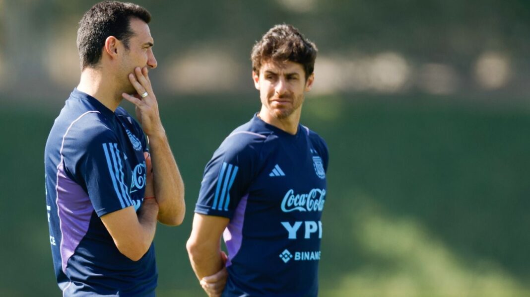 lionel-scaloni-le-pidio-a-pablo-aimar-que-le-comprara-un-buzo-de-los-lakers,-pero-la-respuesta-lo-dejo-mudo