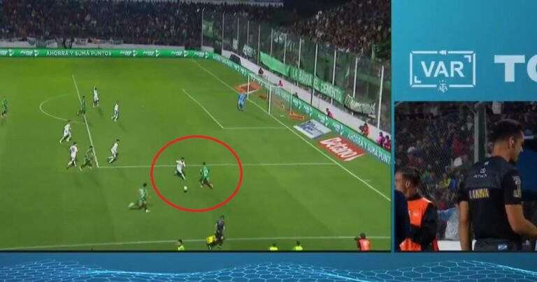 Video: por qué anularon el gol de Sarmiento?