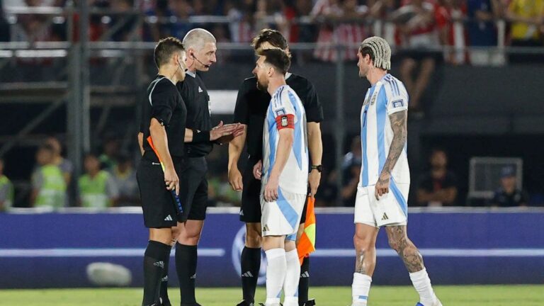 Lionel Messi explotó contra el árbitro Anderson Daronco: la polémica que marcó la derrota de Argentina ante Paraguay