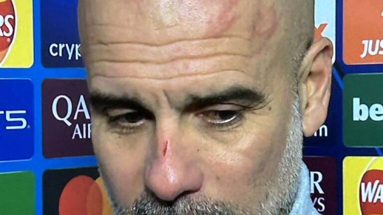 Preocupante reacción de Guardiola tras increíble empate de Manchester City: «Me quise hacer daño»