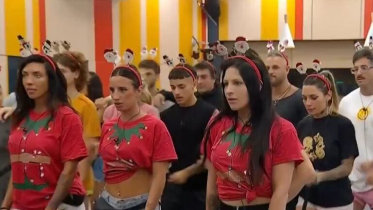Todo sea por los cigarrillos: así practicaban en Gran Hermano el desafío navideño