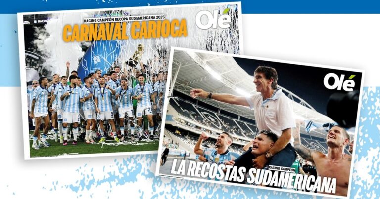 No te pierdas el poster doble de Racing campeón de la Recopa!