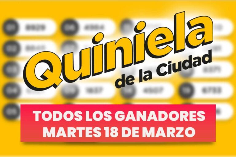 Quiniela Nacional: todos los números ganadores de ayer, martes 18 de marzo