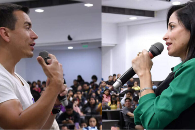 La encuesta final mostró a Daniel Noboa con ventaja sobre Luisa González