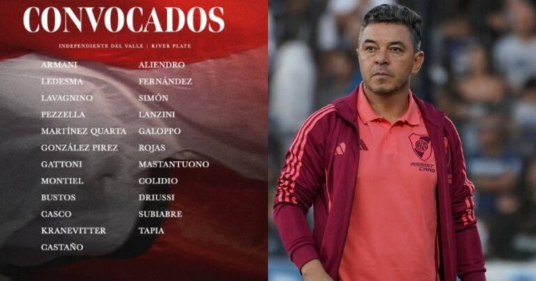 Sin Enzo ni Acuña, la lista de River para enfrentar a Independiente del Valle
