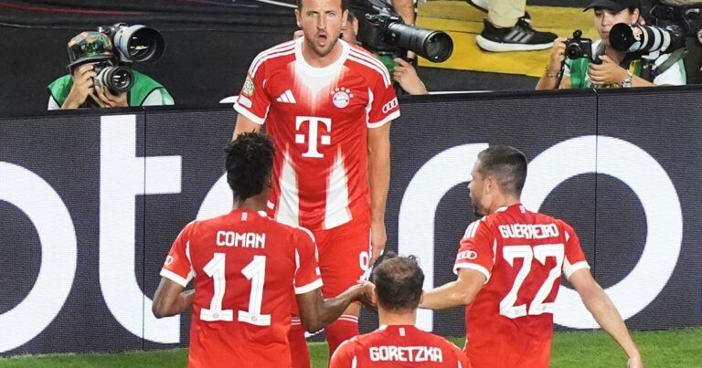 Harry Kane, implacable, apareció para Bayern Múnich y le metió un gol de goleador a Boca