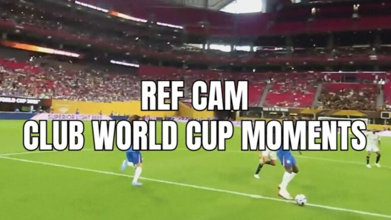 Innovador: la FIFA reveló las mejores imágenes de la «Ref Cam» del Mundial de Clubes 2025