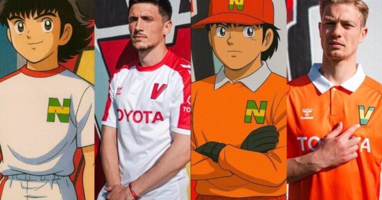 El equipo francés que llevará camisetas en homenaje a Oliver y Benji de los Supercampeones
