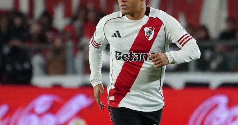 Juanfer Quintero, tras su reestreno en River: «Obviamente me falta ritmo»