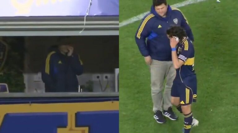 El llamado telefónico de Riquelme a Cavani en plena Bombonera tras la victoria de Boca
