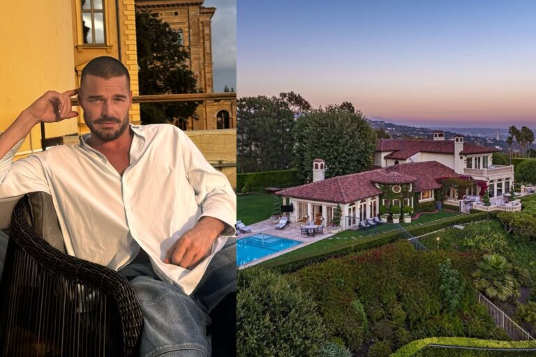 La historia detrás de la mansión de Beverly Hills en la que vivió Ricky Martin