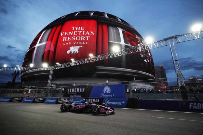 Franco Colapinto quedó 20 en la primera sesión de entrenamientos del Gran Premio de Las Vegas