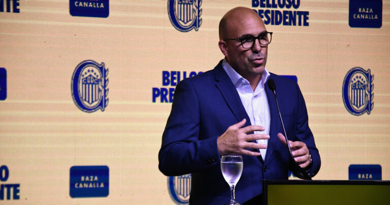 Gonzalo Belloso, presidente de Rosario Central, le tiró una chicana al Chacho Coudet: «Si le dice que sí a River, a mí me quedaría incómodo»