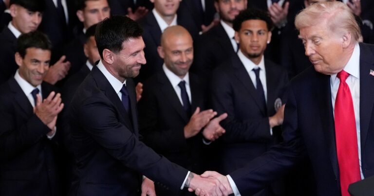 Lionel Messi visitó con Inter Miami a Donald Trump: la comparación con Pelé y los elogios del presidente para Mascherano, Suárez y De Paul