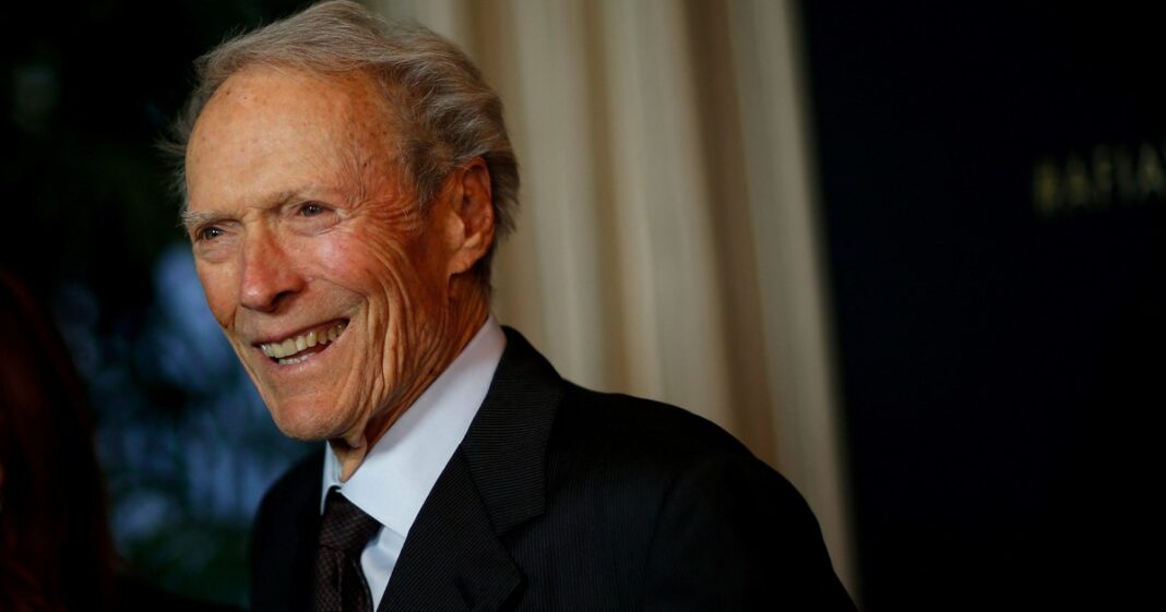 Retrato de Clint Eastwood, actor y director estadounidense.