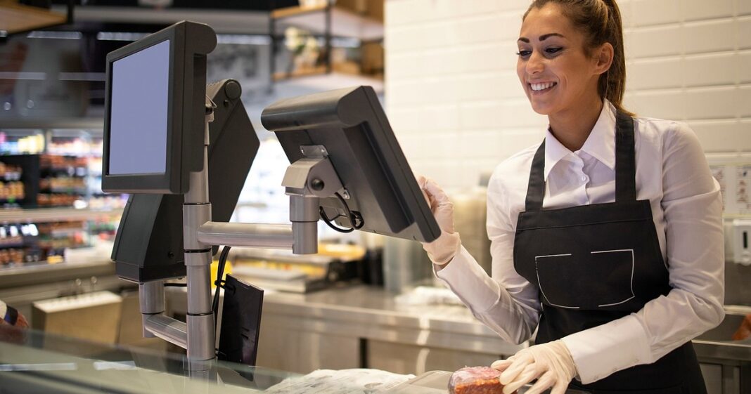 Gráfico explicativo de los cambios en el salario básico de empleados de comercio para abril de 2026