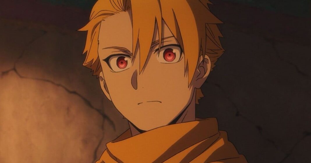 Póster promocional del anime Yomi no Tsugai (Daemons of the Shadow Realm)