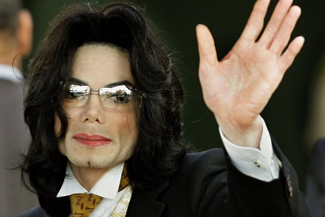 Imagen referencial del anestésico Propofol y una figura de Michael Jackson