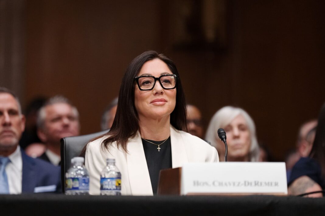 Lori Chavez-DeRemer, secretaria de Trabajo de Trump, en una imagen oficial.