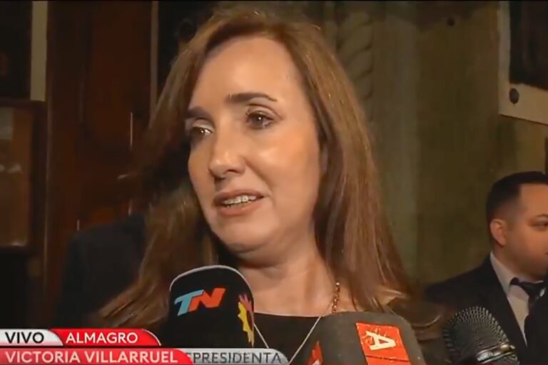 Victoria Villarruel, vicepresidenta de la Nación Argentina.