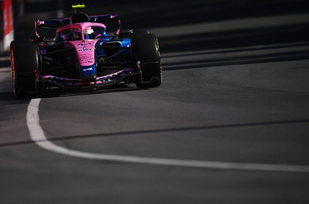 Franco Colapinto en el auto Alpine durante el Gran Premio de Canadá