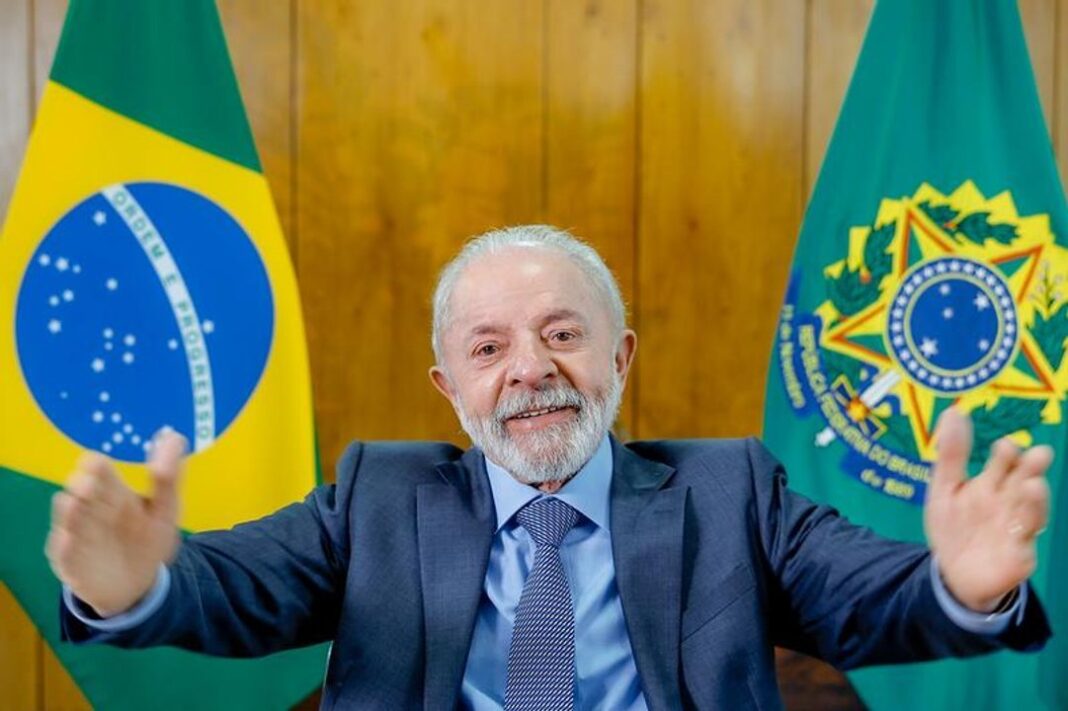 Fotografía del presidente brasileño Luiz Inácio Lula da Silva