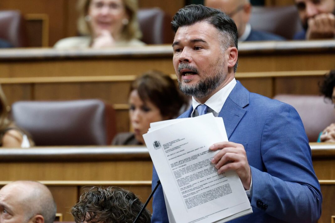 Gabriel Rufián en el Congreso de los Diputados