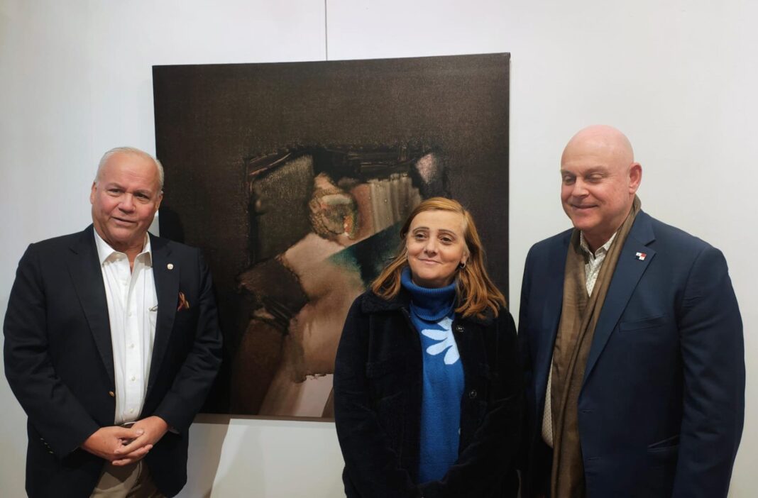 Viceministro panameño Carlos Guevara Mann en el Museo Mitre de Buenos Aires