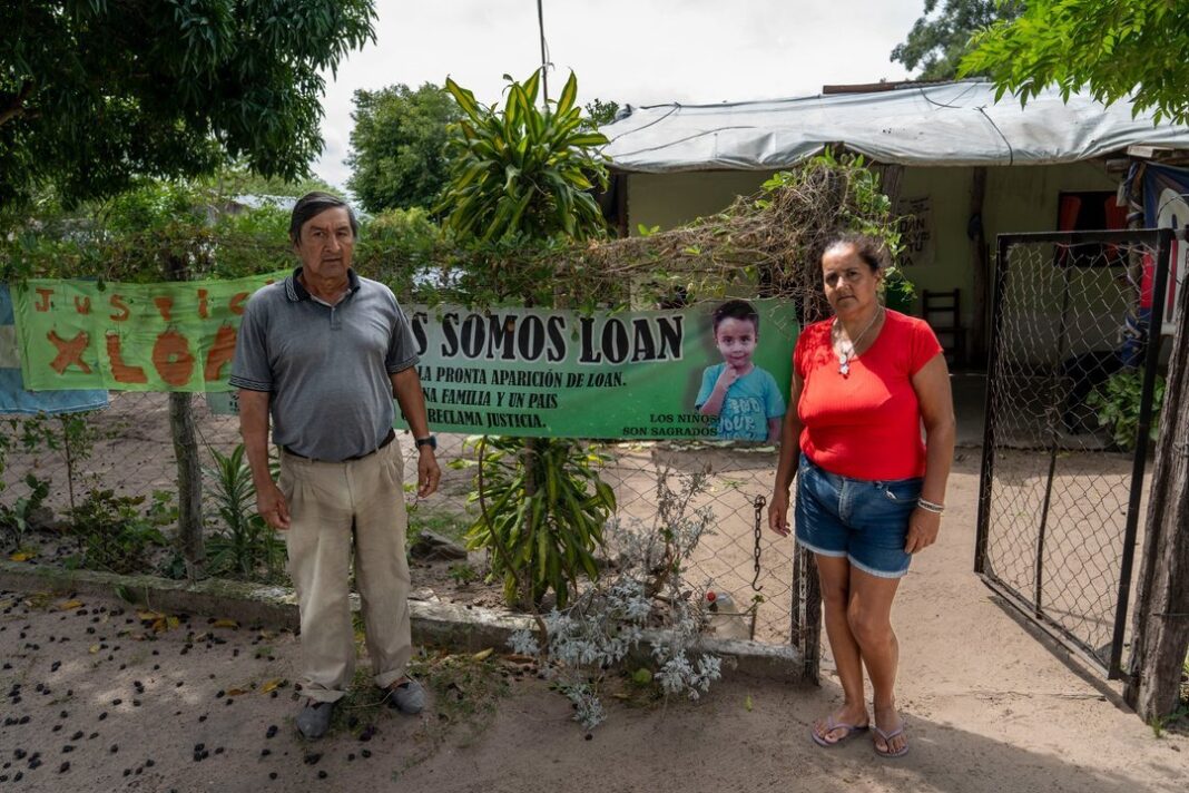 Padres de Loan Danilo Peña en tribunales