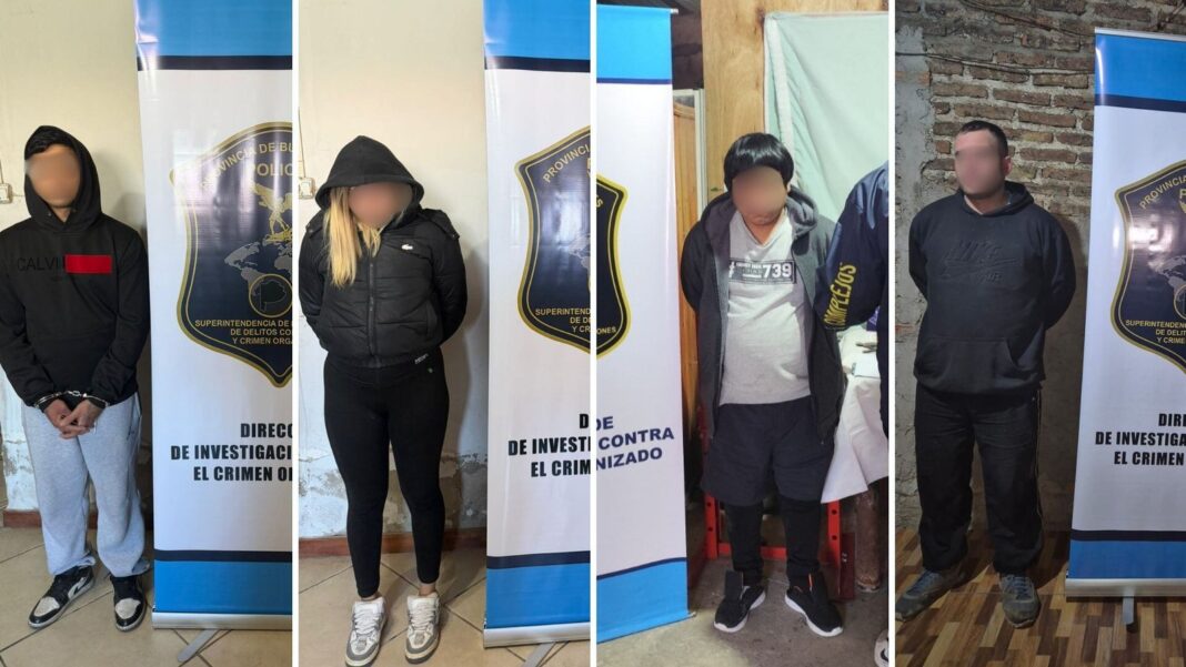 Operativo policial en el conurbano bonaerense