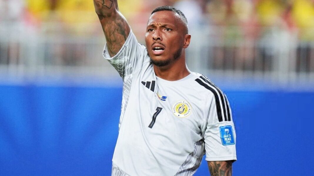 Eloy Room, arquero de Curazao, durante el partido ante Ecuador en el Mundial 2026