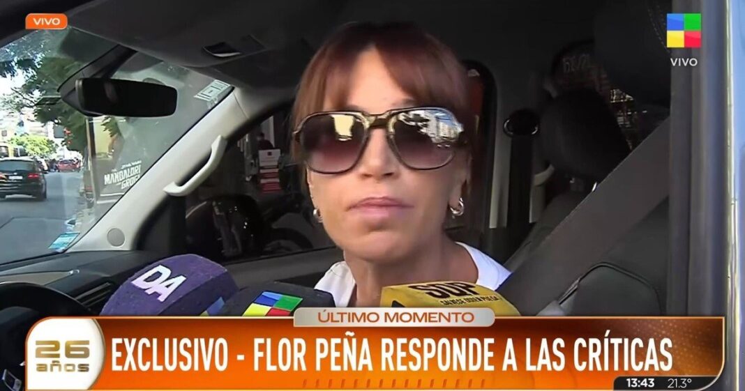 Florencia Peña en un evento público