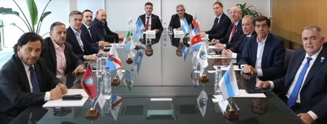 Reunión de gobernadores del Norte con Diego Santilli en el Consejo Federal de Inversiones
