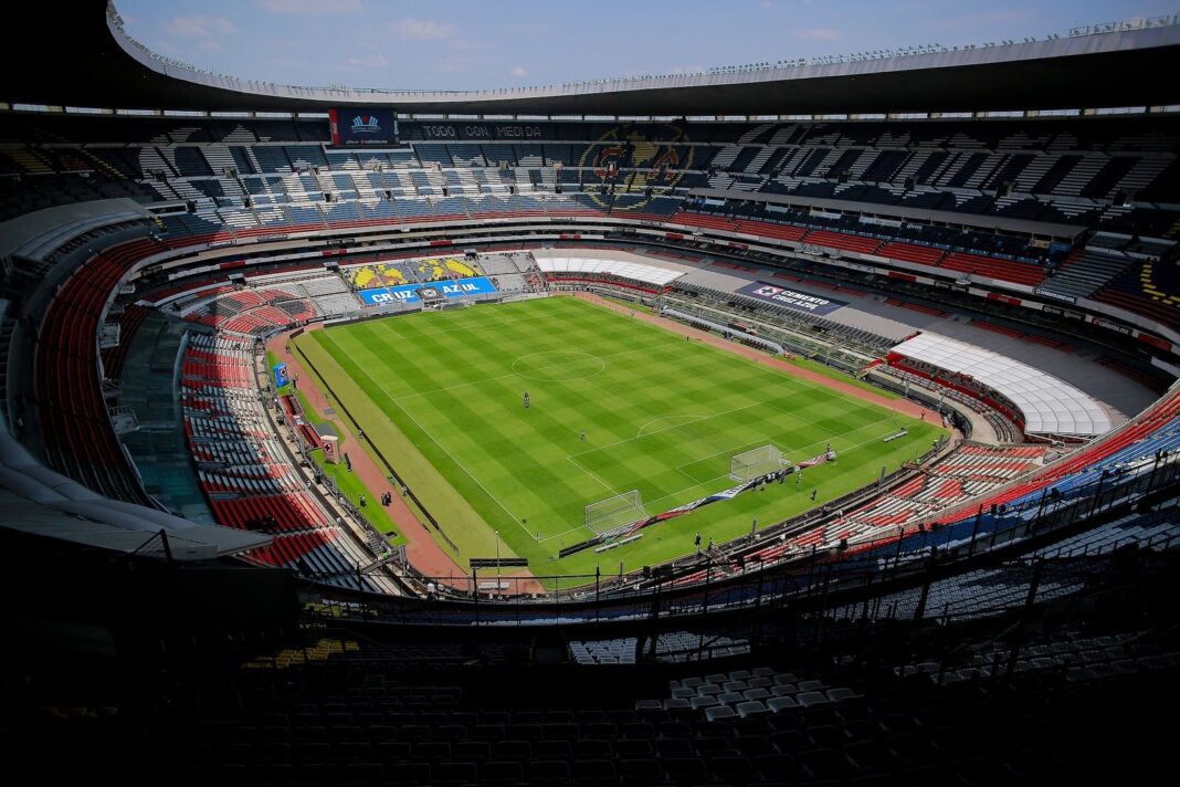 Estadio Azteca durante la ceremonia inaugural del Mundial 2026