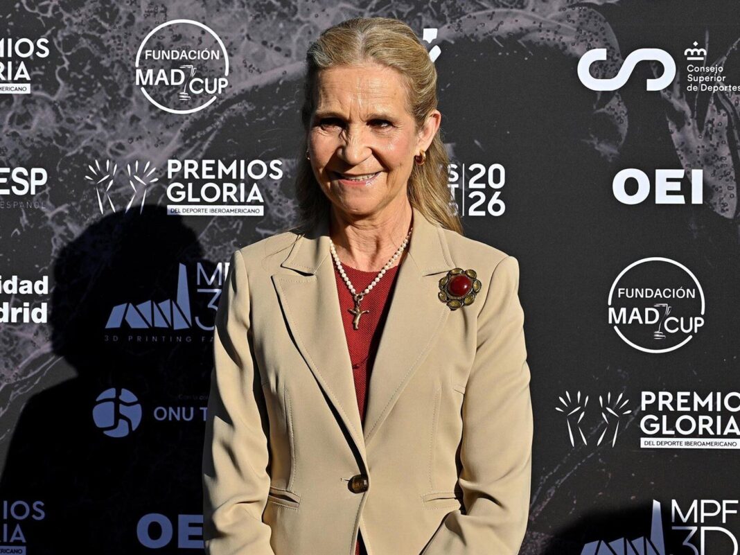 Infanta Elena en la gala de los Premios Gloria del Deporte Iberoamericano