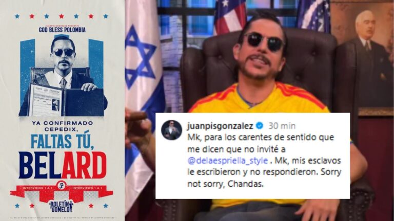 El comediante Alejandro Riaño caracterizado como Juanpis González