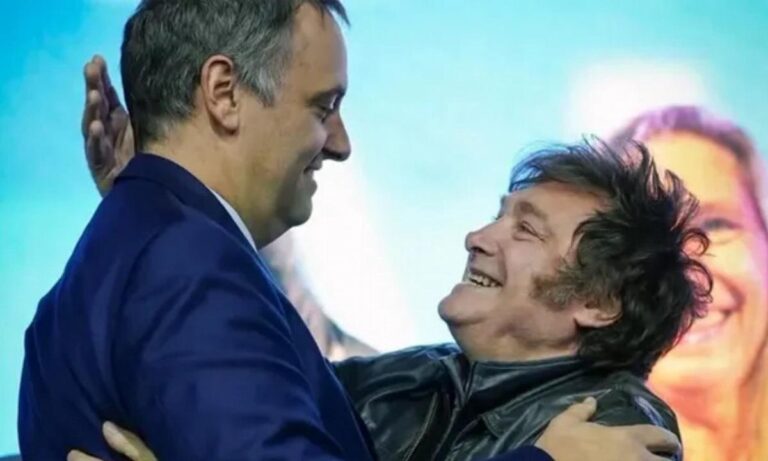 Presidente Javier Milei en un acto oficial