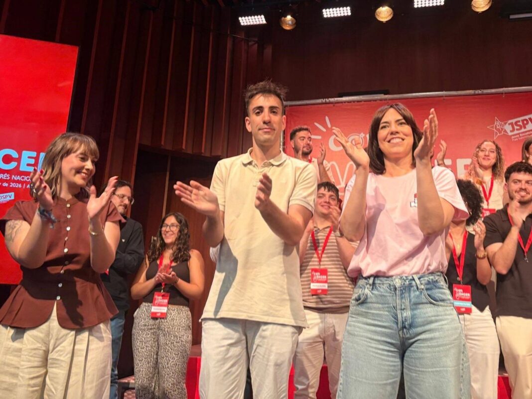 Diana Morant durante el XIV Congrés de Joves Socialistes del País Valencià en Alcoi
