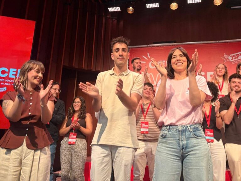 Diana Morant durante el XIV Congrés de Joves Socialistes del País Valencià en Alcoi