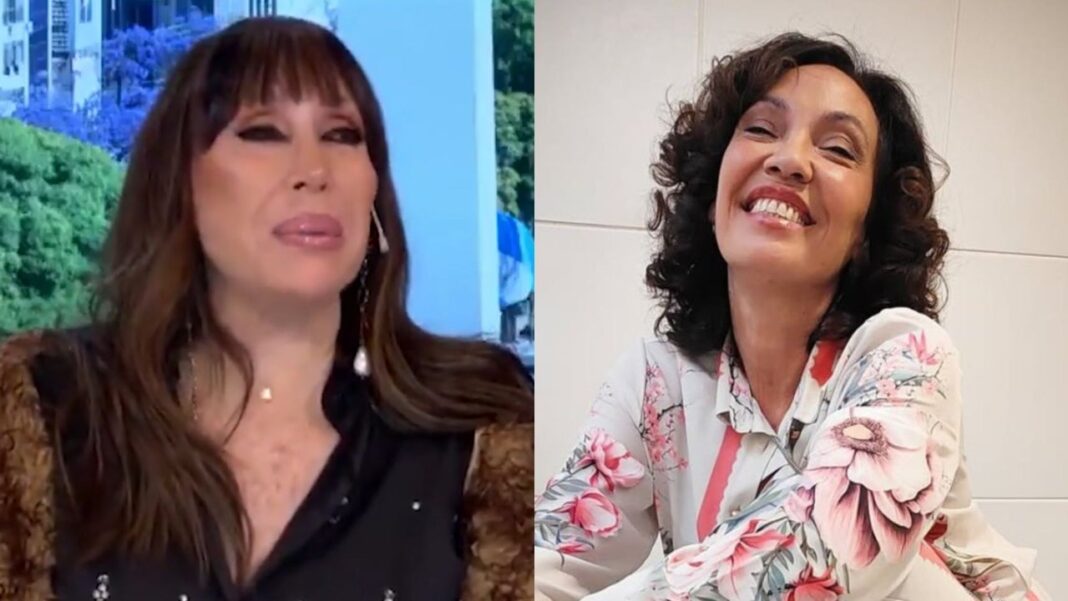 Moria Casán durante la transmisión de La Mañana con Moria