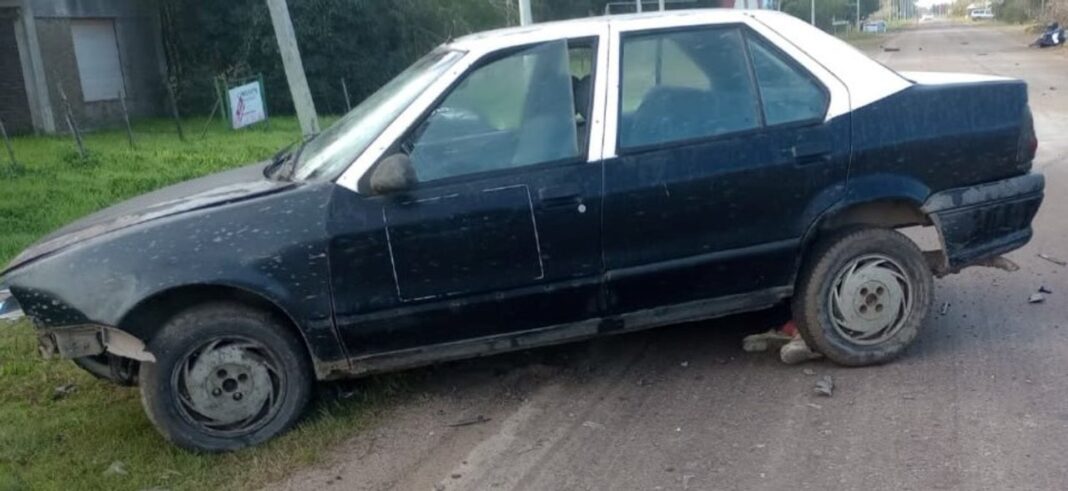 Lugar del accidente en Berisso