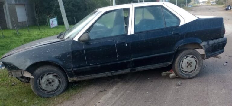Lugar del accidente en Berisso