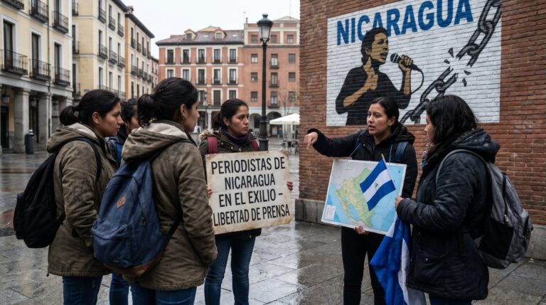 Periodistas nicaragüenses en el exilio