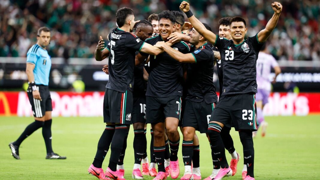 Selección Mexicana celebrando victoria 1-0 ante Corea del Sur en el Mundial 2026
