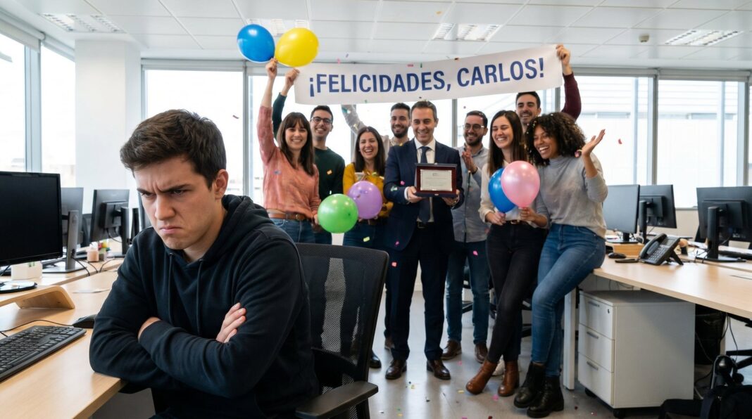 Representación del síndrome de Procusto en un entorno laboral