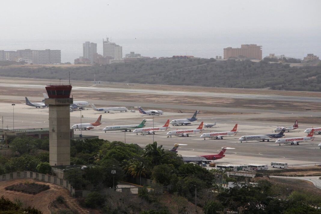 Vista del Aeropuerto Internacional Simón Bolívar de Maiquetía tras los terremotos