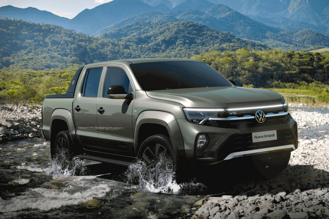 Volkswagen Amarok modelo 2026 en exhibición