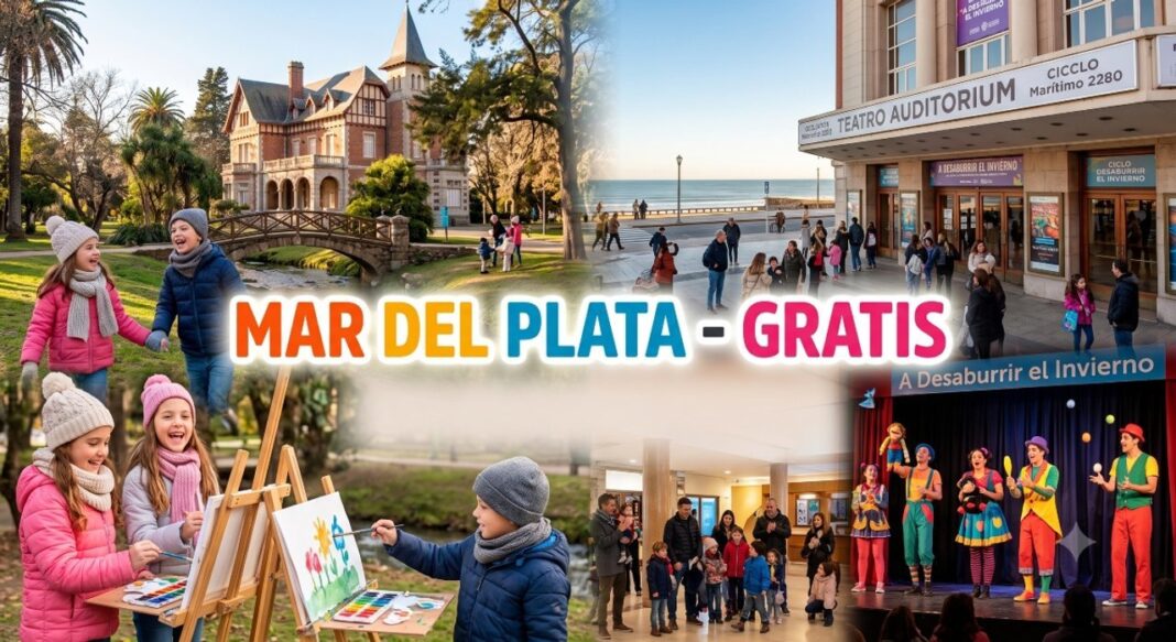 Niños participando en actividades al aire libre en la Casa sobre el Arroyo, Mar del Plata